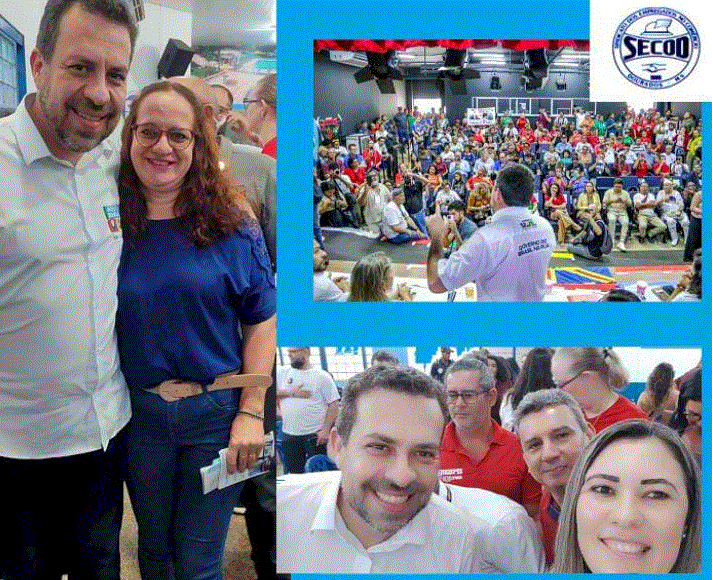 SECOD participa de agenda com Guilherme Boulos em Campo Grande e reforça defesa do fim da escala 6×1