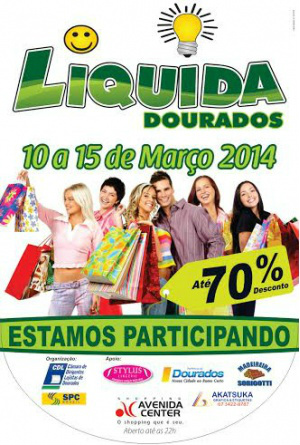 Liquida Dourados movimenta comércio a partir desta segunda-feira